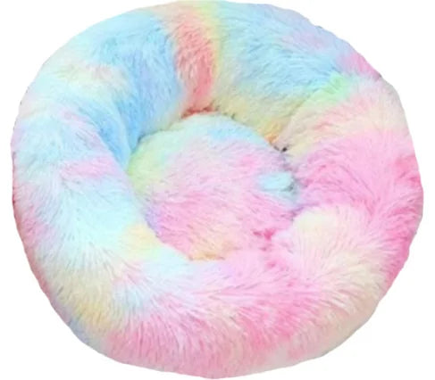 Load image into Gallery viewer, Cozy Round Pet Lounger Bed for Large Dogs and Cats
