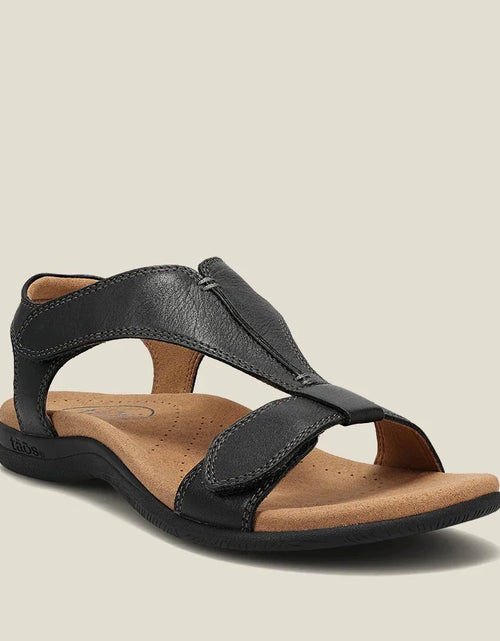 Load image into Gallery viewer, Women&#39;s Platform Wedge Velcro Strap Sandals
