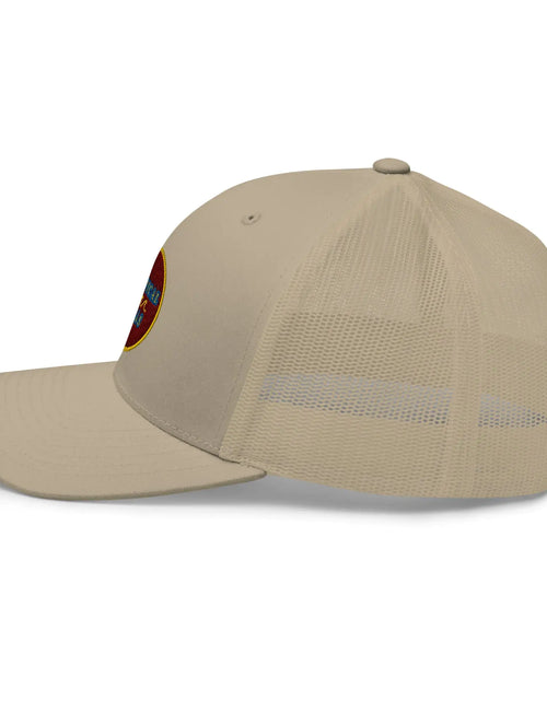 Load image into Gallery viewer, Tropical Maroon Trucker Hat
