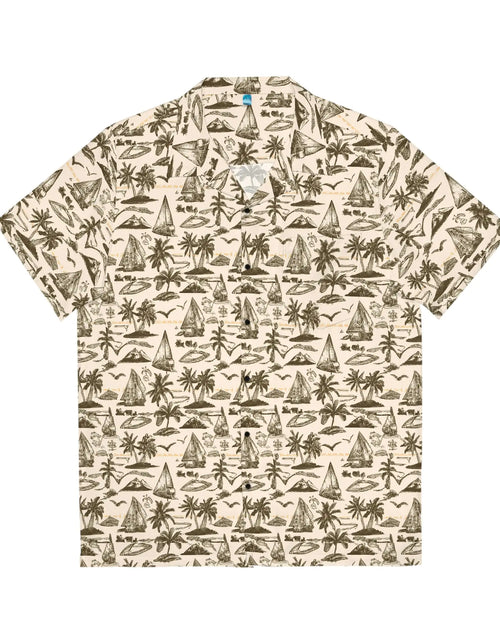 Load image into Gallery viewer, Men&#39;s Vintage Sailor Hawaiian Shirt

