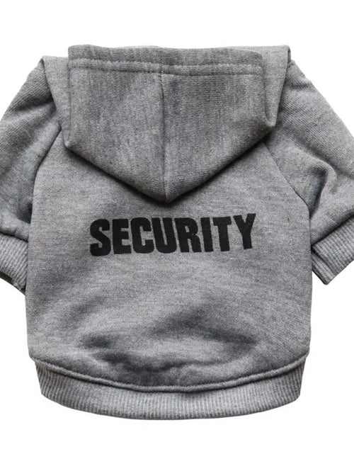 Load image into Gallery viewer, Security Dog Clothes Small Dog Hoodie Coat
