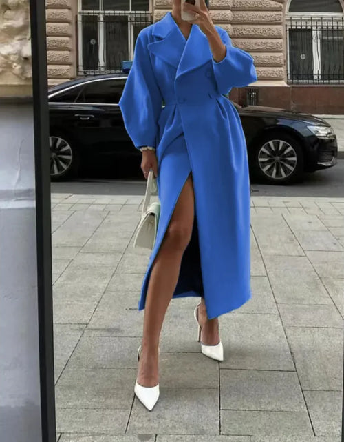 Load image into Gallery viewer, Vintage Lantern Sleeve Lapel Jacket
