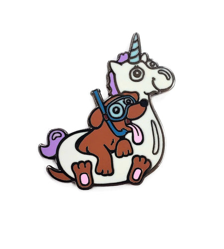 Pool Dog Pin