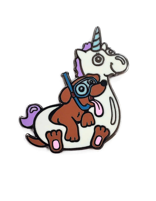 Load image into Gallery viewer, Pool Dog Pin
