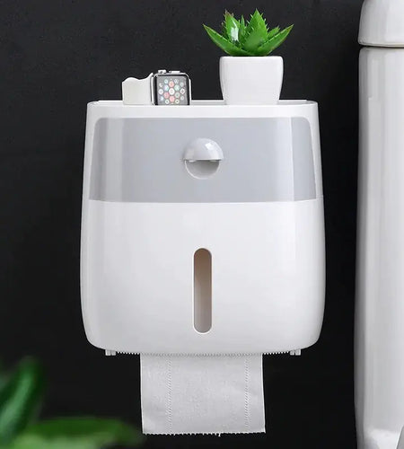 Multipurpose Wall Mounted Toilet Paper Dispenser
