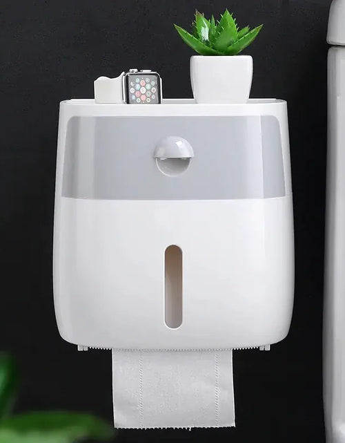 Load image into Gallery viewer, Multipurpose Wall Mounted Toilet Paper Dispenser
