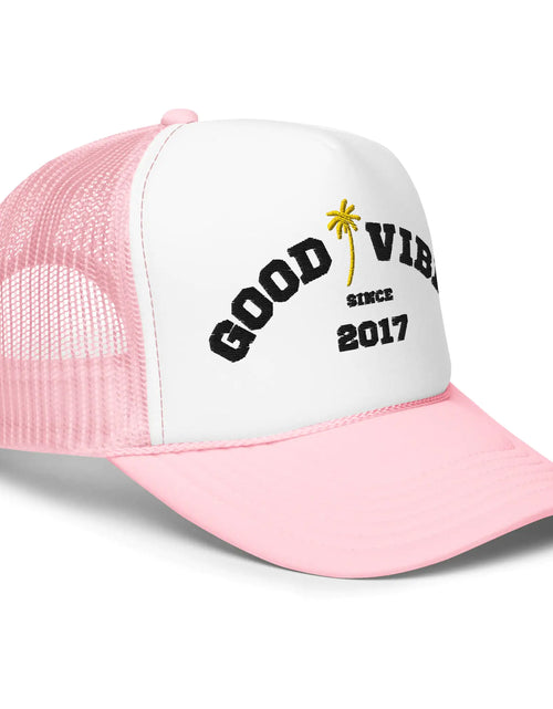 Load image into Gallery viewer, Beachy Good Vibes Foam Trucker Hat
