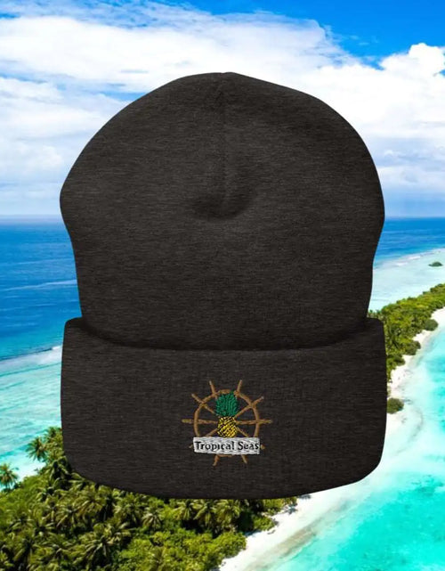 Load image into Gallery viewer, OG Tropical Seas Cuffed Beanie
