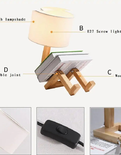 Load image into Gallery viewer, Robot Shape Table Lamp
