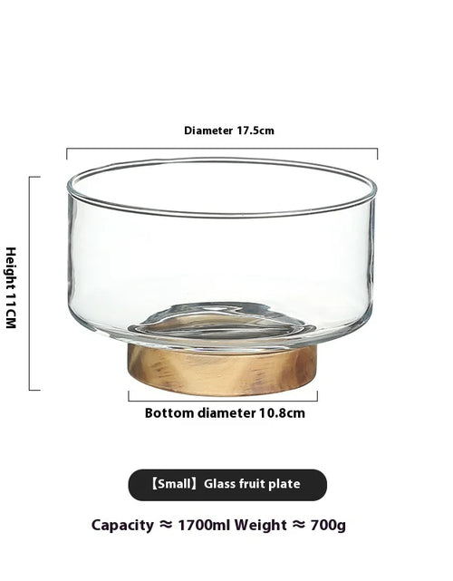 Load image into Gallery viewer, Fruit Bowl with Wooden Base
