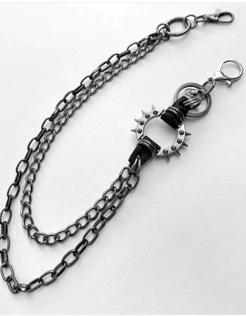 Load image into Gallery viewer, Trendy High Street Alloy Chain Waist Belt – Cool Rock Fashion Accessory
