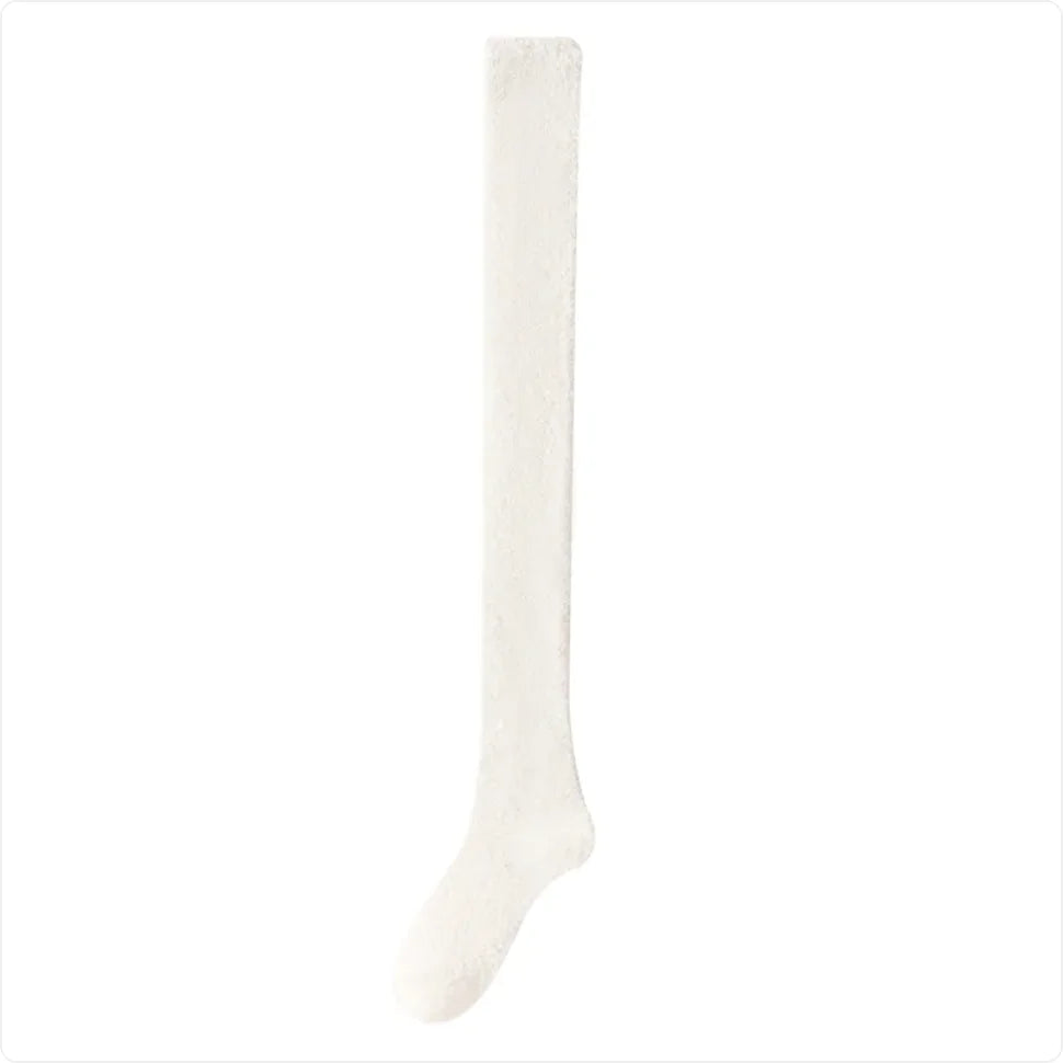 Cozy Over-the-Knee Coral Fleece Socks