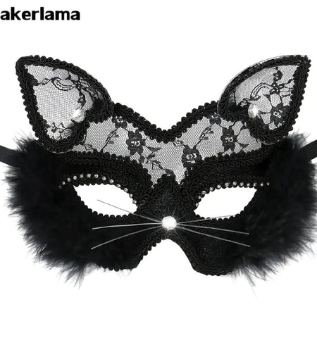 Lace Cats Eye Mask