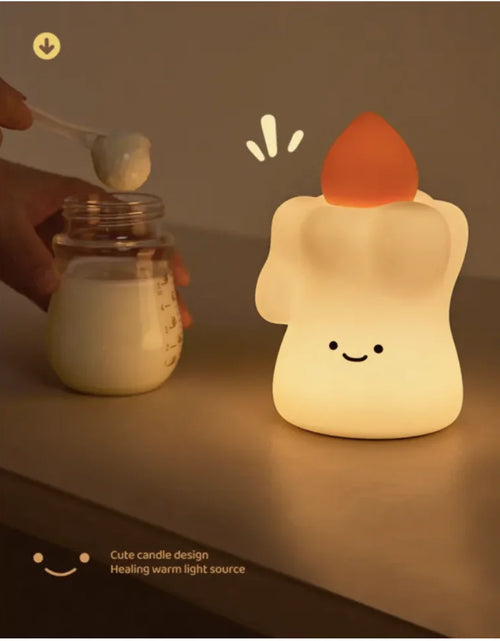 Load image into Gallery viewer, Creative LED Candle Night Light for Sleep &amp; Ambiance
