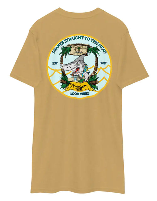 Load image into Gallery viewer, Men&#39;s Tropical Hammered Head Shark t-shirt

