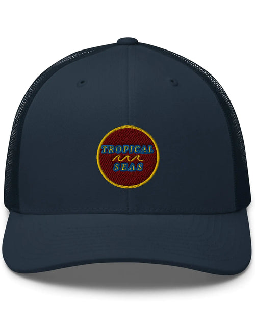 Load image into Gallery viewer, Tropical Maroon Trucker Hat
