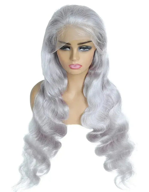 Load image into Gallery viewer, Grey Body Wave Lace Front Wig
