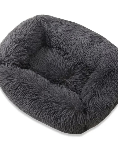 Load image into Gallery viewer, Plush Square Cat Bed: Warm Winter Pet Nest for Small Dogs and Cats

