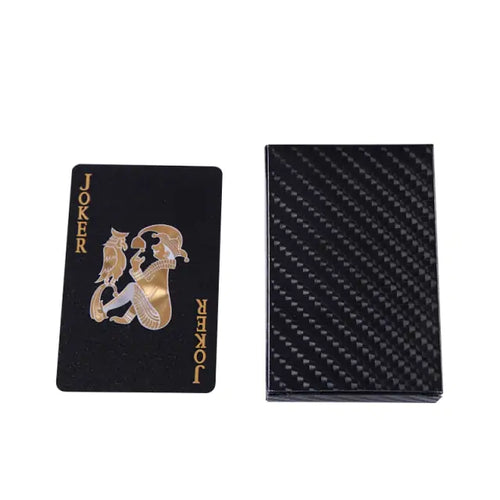 Load image into Gallery viewer, Black Gold Playing Cards
