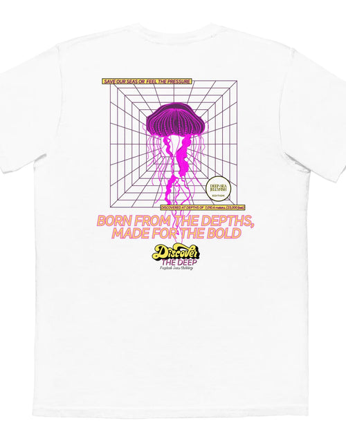 Load image into Gallery viewer, Discover the Deep Deep-sea Jellyfish Pocket T-shirt

