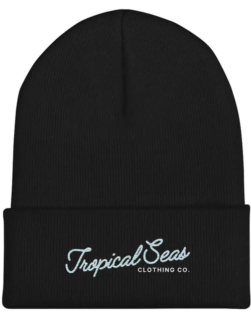 Load image into Gallery viewer, Fancy Tropical Seas Cuffed Beanie
