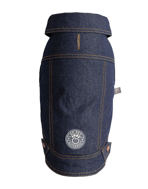 Load image into Gallery viewer, Elasto-Fit Denim Dog Jacket
