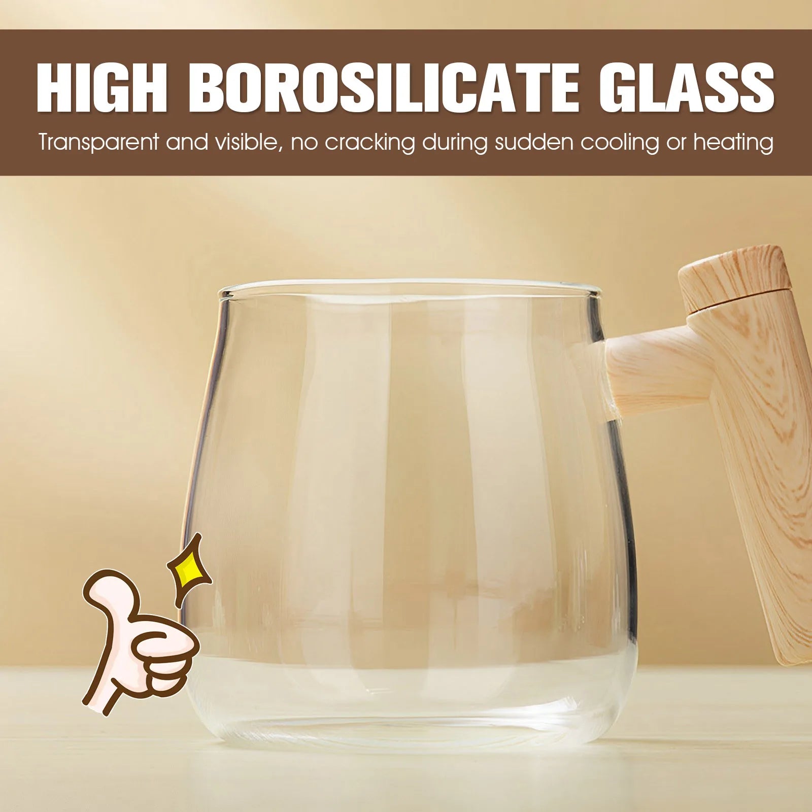 Auto Blend Glass Mug
