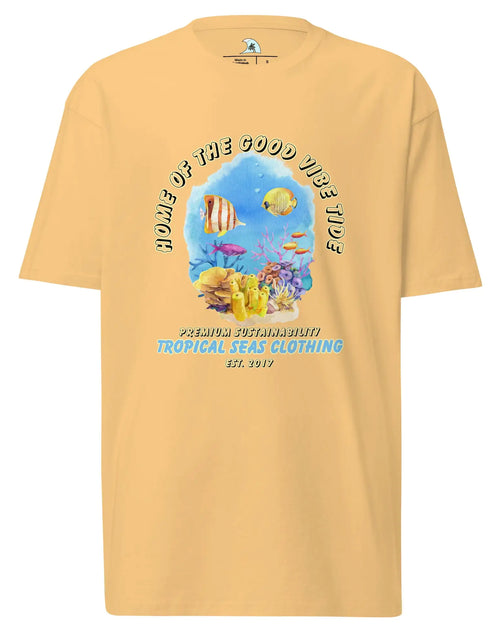 Load image into Gallery viewer, Men’s Premium Heavyweight Watercolor Reef tee
