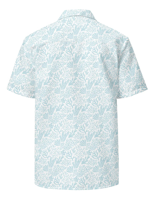 Load image into Gallery viewer, Coral Reef Resort Button Down Hawaiian Shirt - Coastal Summer 2024 Collection

