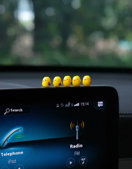Load image into Gallery viewer, Quack Joy Mini Yellow Duck Car Dashboard Ornament
