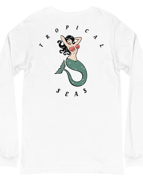 Load image into Gallery viewer, Tropical Mermaid Long Sleeve Shirt
