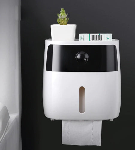 Multipurpose Wall Mounted Toilet Paper Dispenser