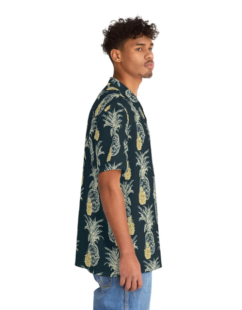Load image into Gallery viewer, Men&#39;s Vintage Pineapple Hawaiian Shirt
