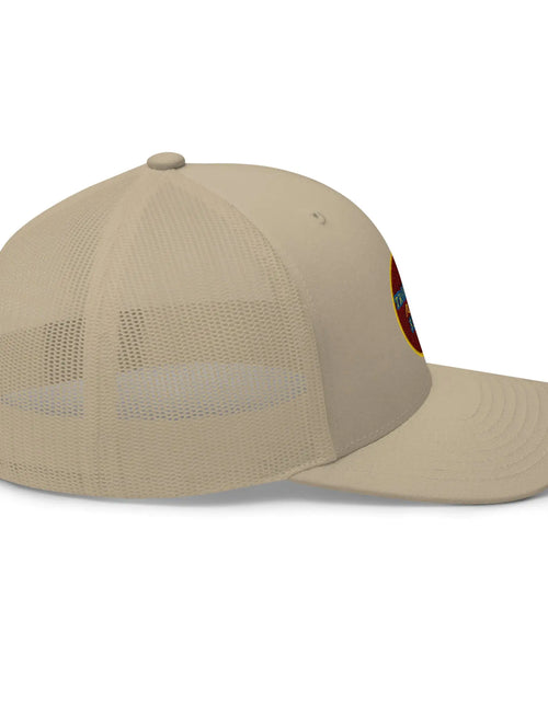 Load image into Gallery viewer, Tropical Maroon Trucker Hat

