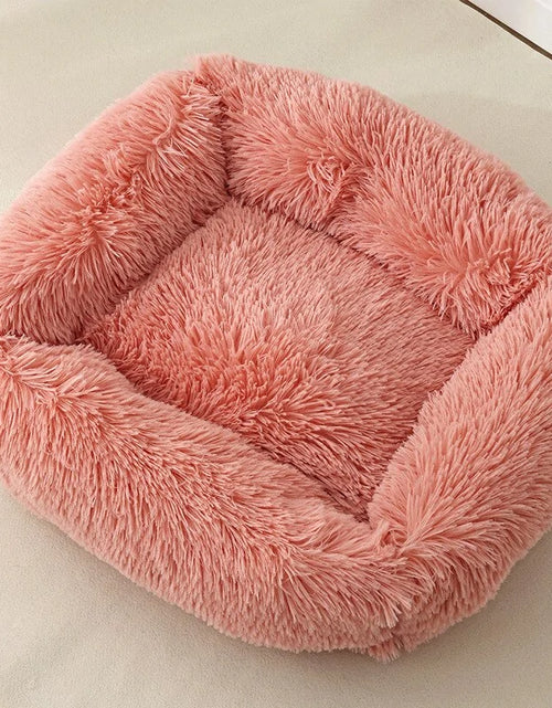 Load image into Gallery viewer, Plush Square Cat Bed: Warm Winter Pet Nest for Small Dogs and Cats
