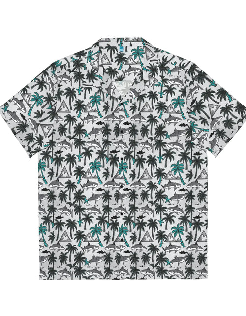 Load image into Gallery viewer, Men&#39;s Shark Infested Palms Hawaiian Shirt
