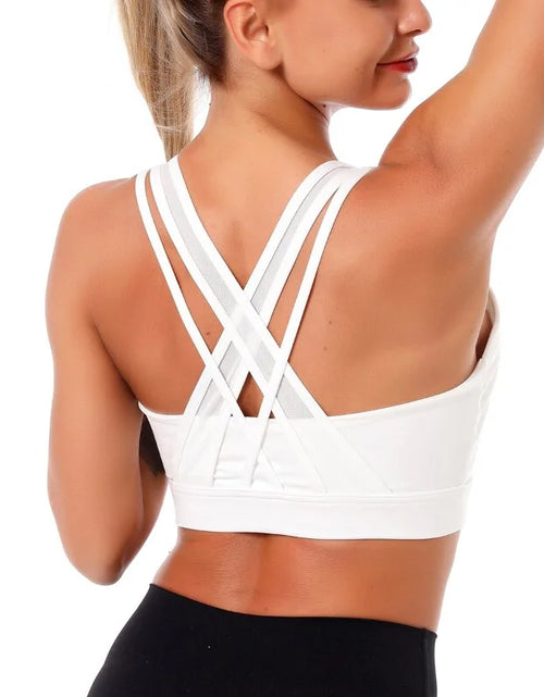 Load image into Gallery viewer, Kaminsky Women Push Up Sexy Back Sport Gathered Bra
