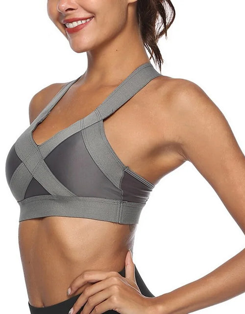 Load image into Gallery viewer, Mesh Breathable Push-Up Sports Bra for Women
