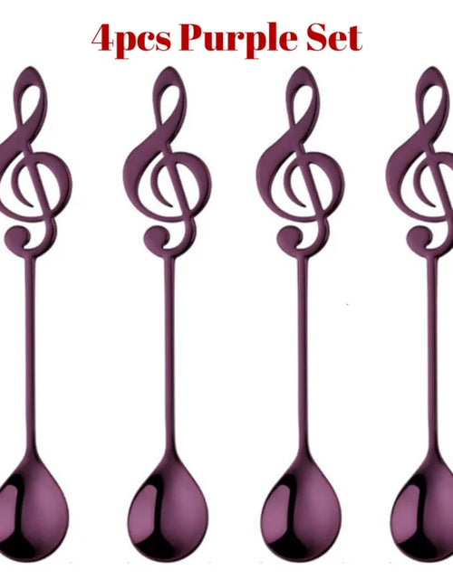 Load image into Gallery viewer, Musical Note Coffee Spoons
