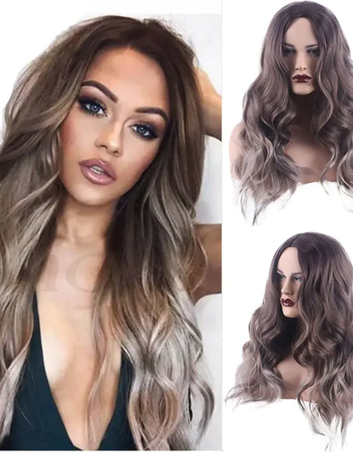 Load image into Gallery viewer, Wavy Middle Part Wigs
