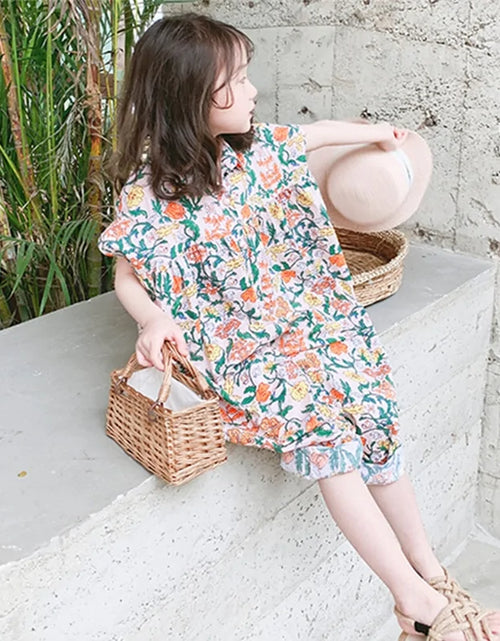 Load image into Gallery viewer, Summer Floral Pant For Children
