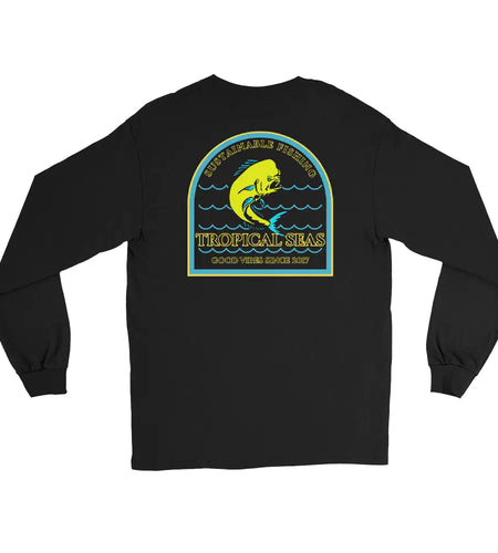 Men's Sustainable Fishing Mahi Mahi Long Sleeve Shirt