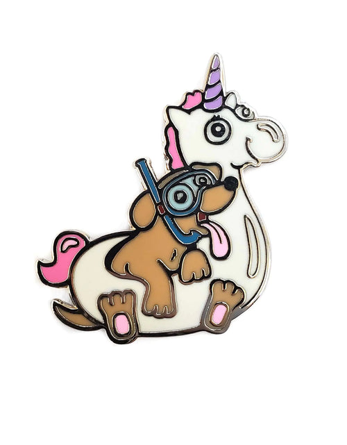Load image into Gallery viewer, Pool Dog Pin
