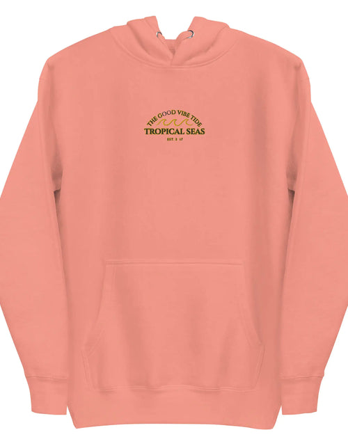 Load image into Gallery viewer, Tropical Seas Center Waves Hoodie
