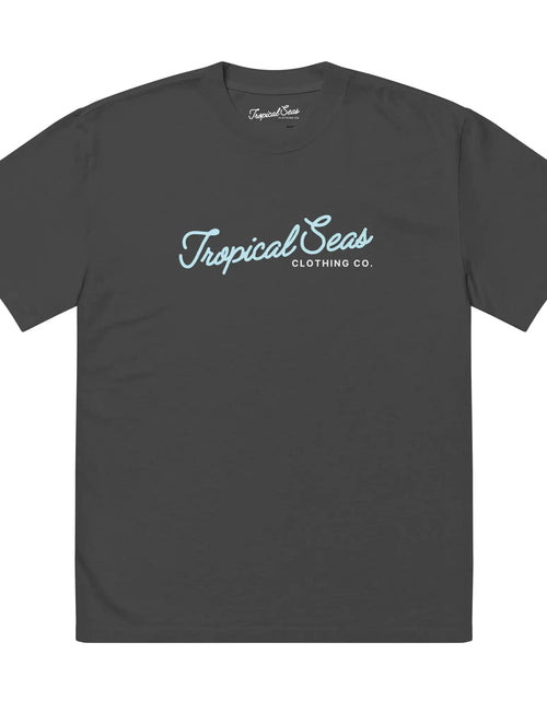 Load image into Gallery viewer, Oversized Tropical Seas Printed Faded T-shirt
