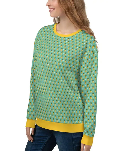 Load image into Gallery viewer, Women&#39;s Tropical Pineapple Print Sweatshirt
