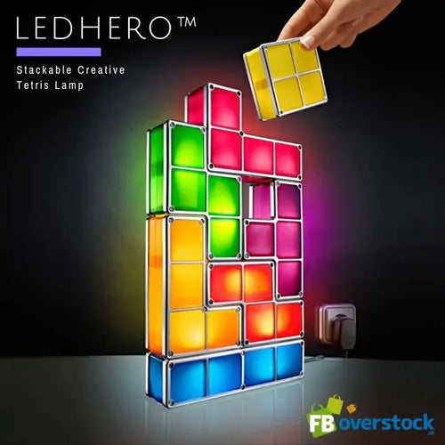 Load image into Gallery viewer, Stackable Creative Tetris Lamp
