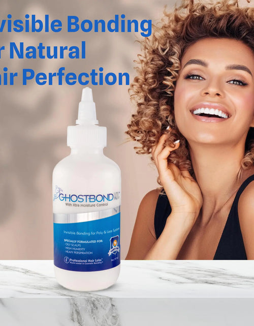 Load image into Gallery viewer, GHOSTBOND XL Hair Replacement Adhesive 5oz- Invisible Wig Bonding Glue: Water &amp; Oil-Resistant, Non-Toxic, Light Hold for Secure and Natural-Looking Poly and Lace Hairpiece, Wigs &amp; Toupee Systems 5 Ounce (Pack of 1) White
