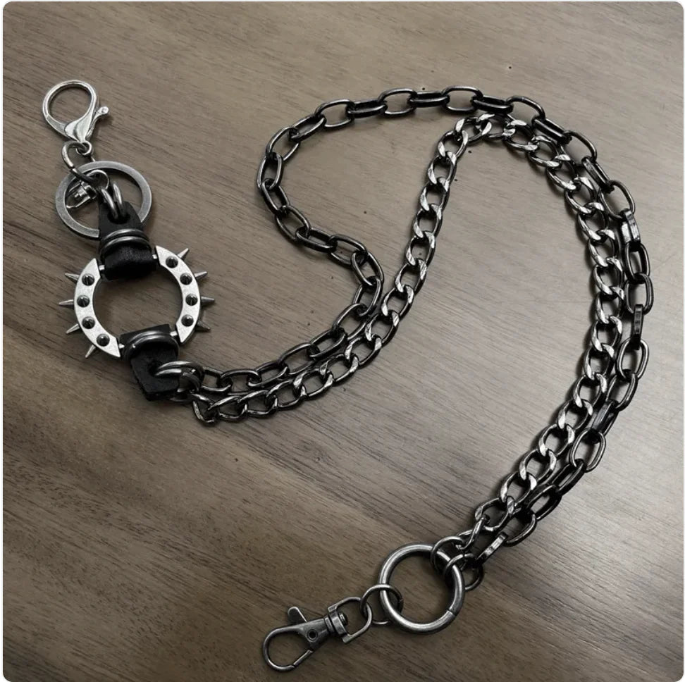 Trendy High Street Alloy Chain Waist Belt – Cool Rock Fashion Accessory
