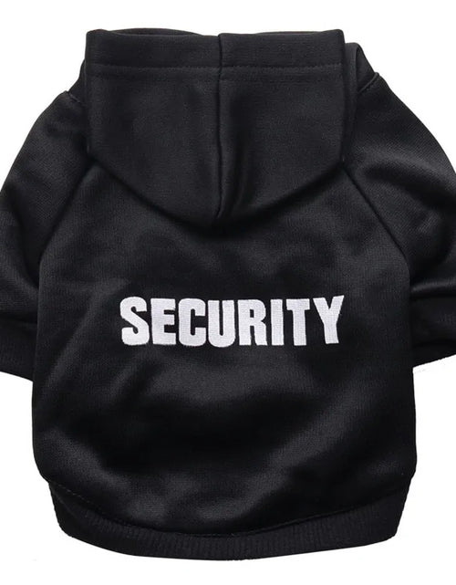 Load image into Gallery viewer, Security Dog Clothes Small Dog Hoodie Coat
